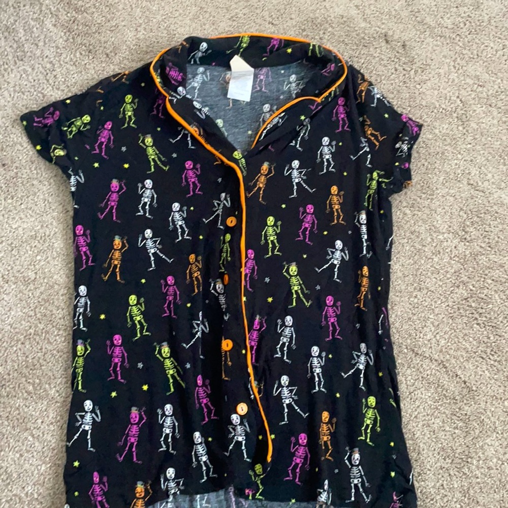 halloween pajama shirt